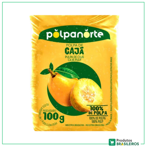 Polpa de Caja POLPA NORTE - 100g - Produtos Brasileiros