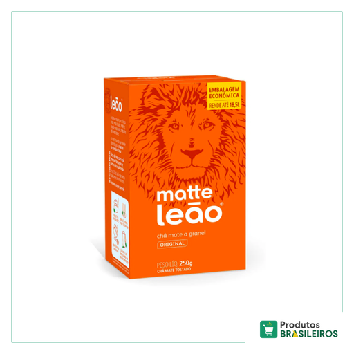 Chá MATTE LEÃO - 250g (Rende até 18,5L) - Produtos Brasileiros