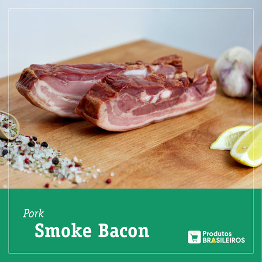 Bacon Defumado / Smoked Bacon (Aprox. 600g) - Produtos Brasileiros