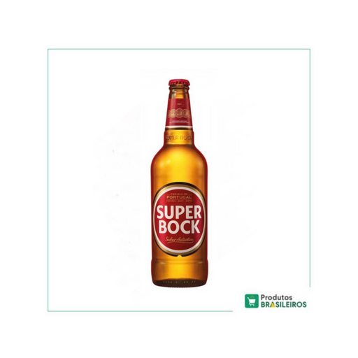 Cerveja Garrafa SUPER BOCK - 660ml - Produtos Brasileiros