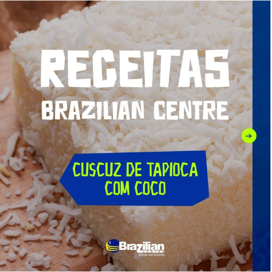 CUSCUZ DE TAPIOCA - RECEITAS BC