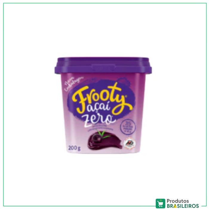 Açaí com Guaraná Zero / Açaí with Guaraná Zero FROOTY - 200g