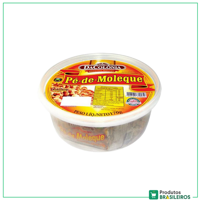 Pé de Moleque DACOLONIA - 170g - Produtos Brasileiros