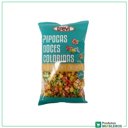 Pipoca Doce Coloridas TREVI - 150g - Produtos Brasileiros