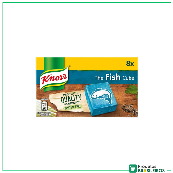 Caldo de Peixe 8 cubos KNORR - 80g - Produtos Brasileiros