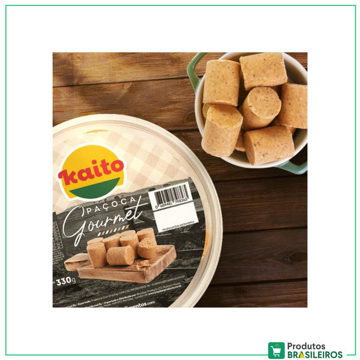 Paçoca em Rolha Gourmet Kaito - 330g - Produtos Brasileiros
