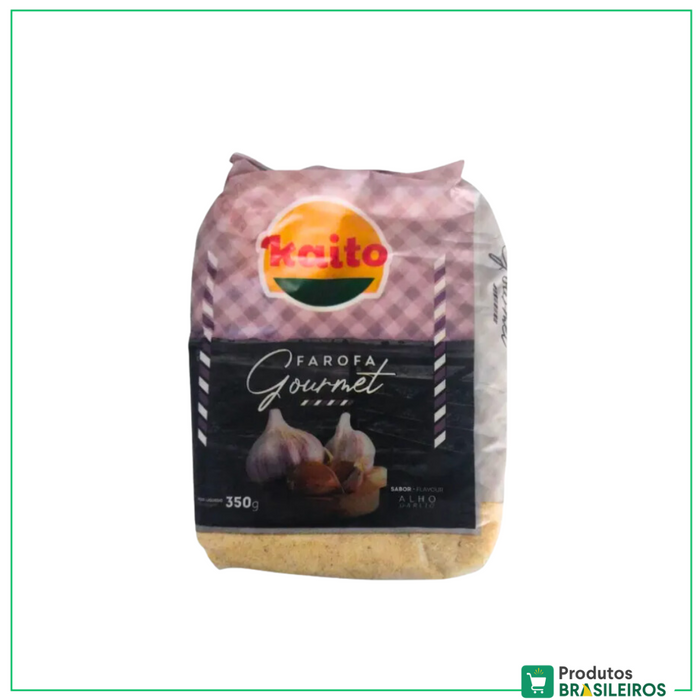 Farofa Gourmet Alho KAITO - 350g - Produtos Brasileiros