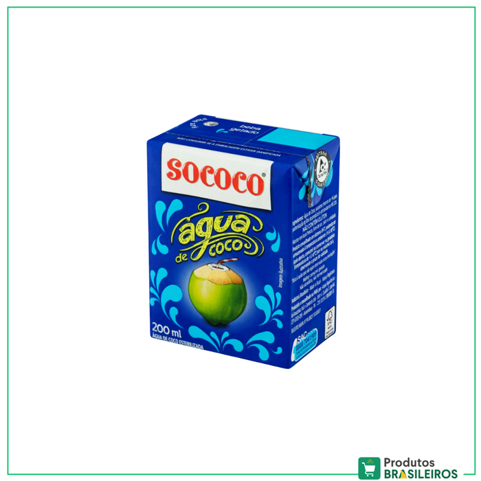Água de Coco SOCOCO - 200ml - Produtos Brasileiros