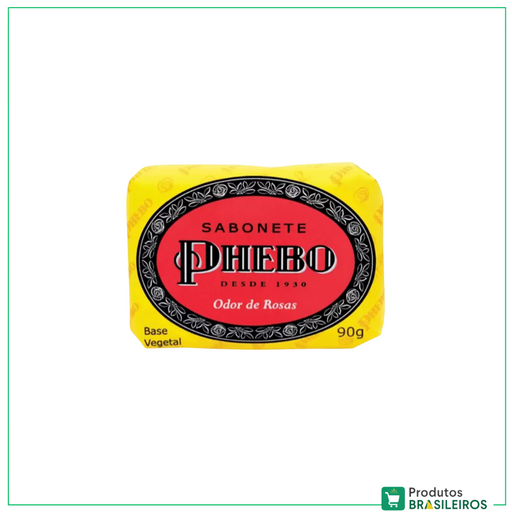 Sabonete Cheiro de Rosas PHEBO - 90g - Produtos Brasileiros