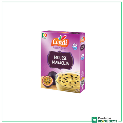 Mousse de Maracuja CONDI - 80g - Produtos Brasileiros