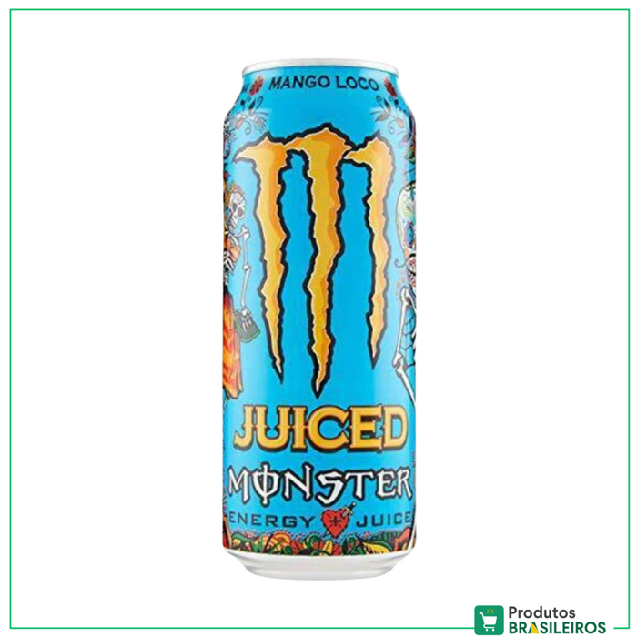  Energético Mango Loco MONSTER - 500ml - Produtos Brasileiros