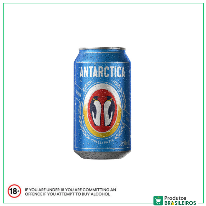 Cerveja Lata / Beer ANTARCTICA - 350ml - Produtos Brasileiros