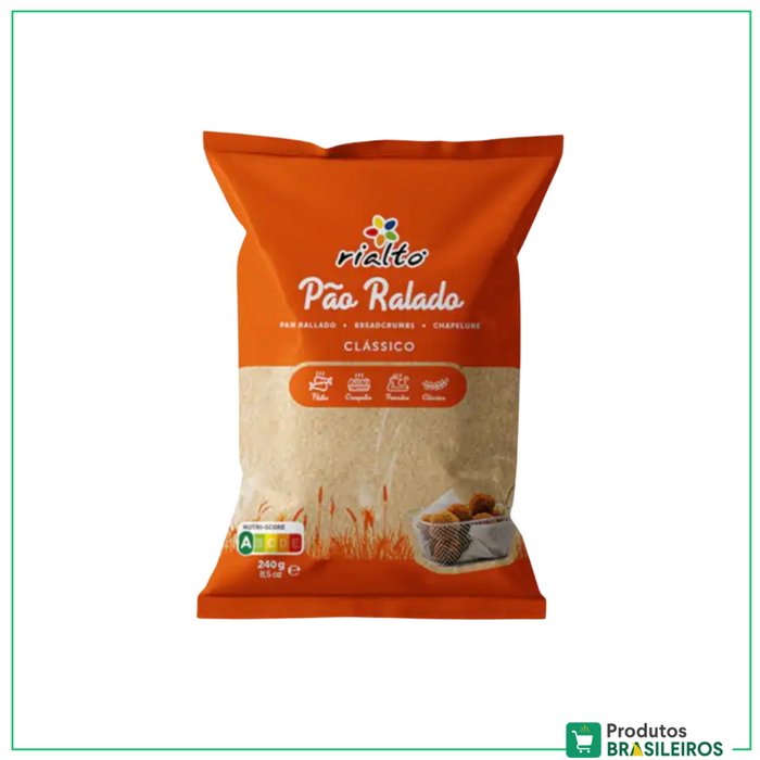 Pão Ralado / Bread Crumbs RIALTO - 240g - Produtos Brasileiros