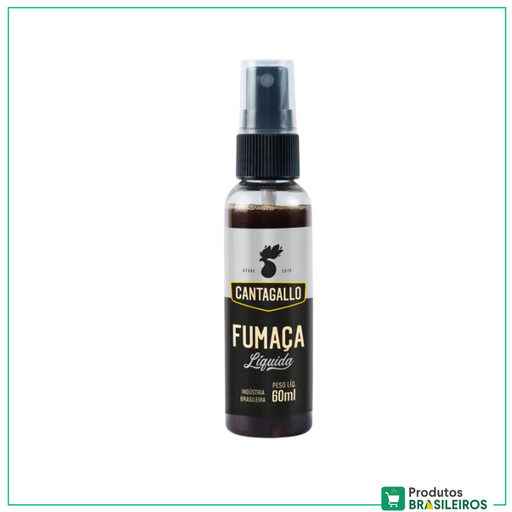 Fumaça Líquida / Liquid Smoke CANTAGALLO - 60ml - Produtos Brasileiros