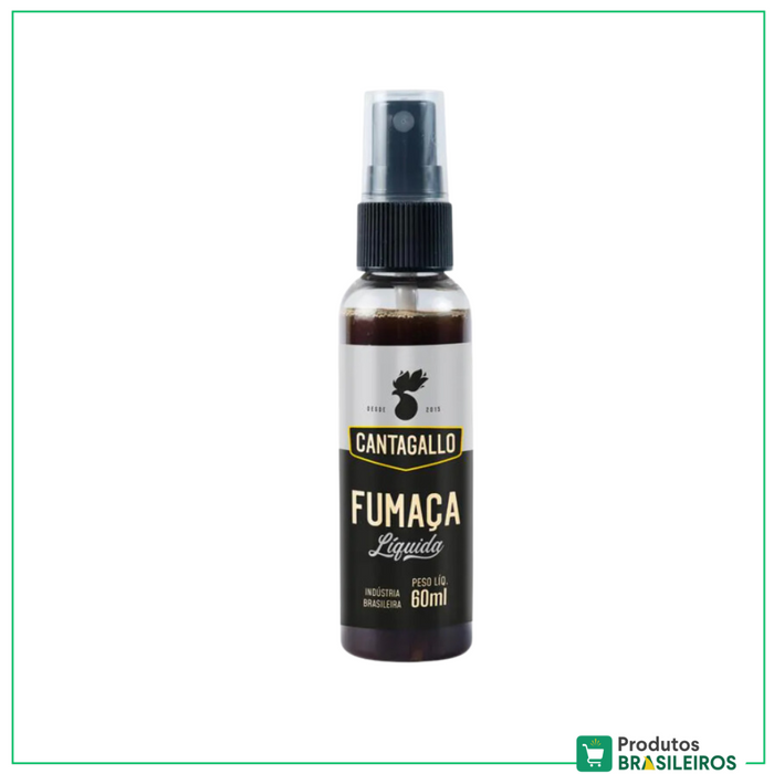 Fumaça Líquida / Liquid Smoke CANTAGALLO - 60ml - Produtos Brasileiros
