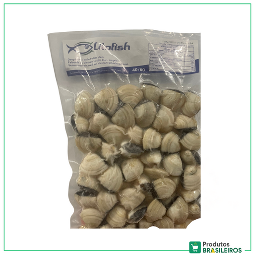 Ameijoa Branca / White Clam LITOFISH - 900g - Produtos Brasileiros