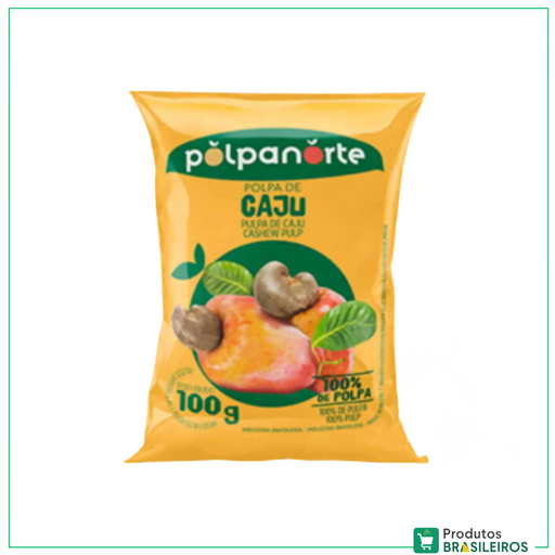 Polpa de Caju / Cashew Pulp POLPA NORTE - 100g - Produtos Brasileiros