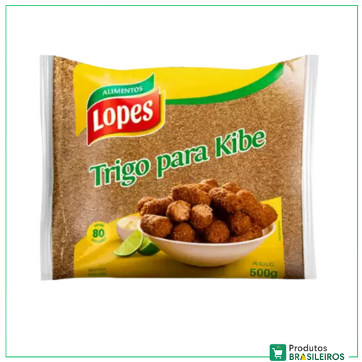 Trigo para Kibe / Bulgur Wheat LOPES - 500g - Produtos Brasileiros