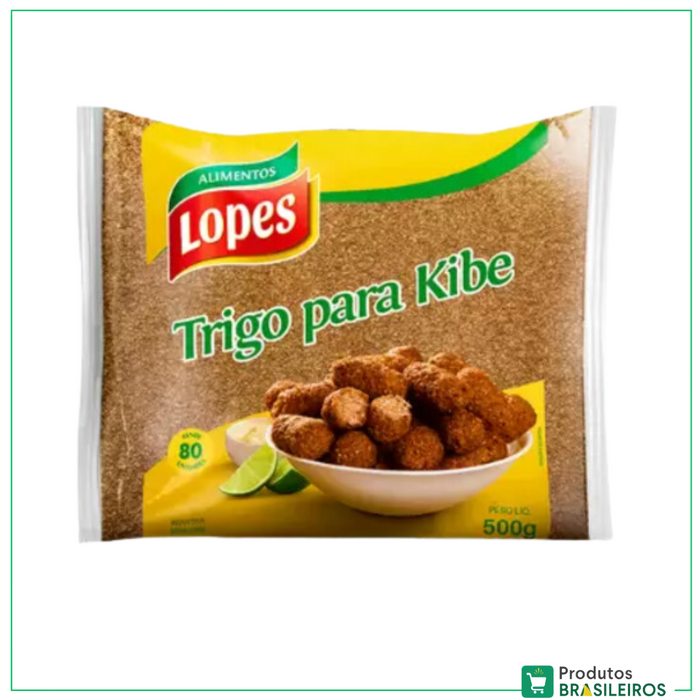 Trigo para Kibe / Bulgur Wheat LOPES - 500g - Produtos Brasileiros