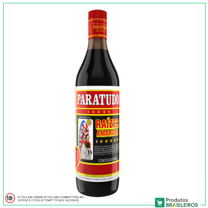 Coquetel Alcoólico / Alcoholic Cocktail PARATUDO - 900ml - Produtos Brasileiros