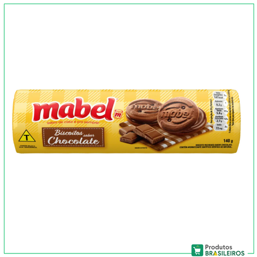 Biscoito de Chocolate / Chocolate Biscuit MABEL - 140g - Produtos Brasileiros