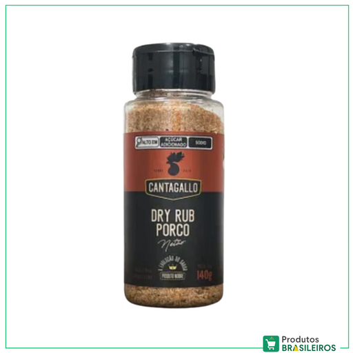 Tempero para Churrasco De Porco / Pork Dry Rub CANTAGALLO - 140g - Produtos Brasileiros
