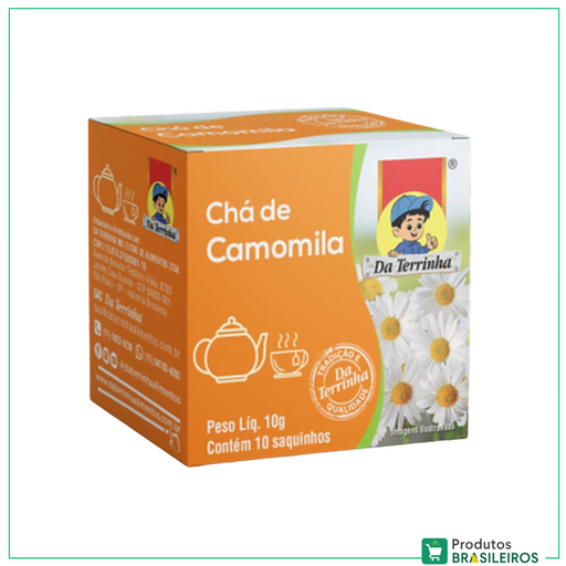 Chá de Camomila / Chamomile Tea DA TERRINHA - 10g - Produtos Brasileiros