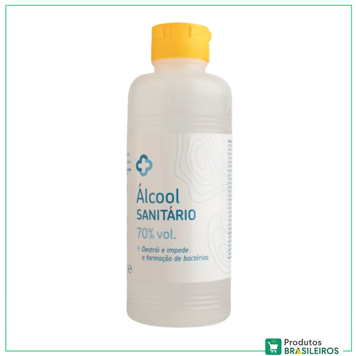Álcool Sanitário 70% / Sanitary Ethly Alcohol 70% DIA - 250ml - Produtos Brasileiros