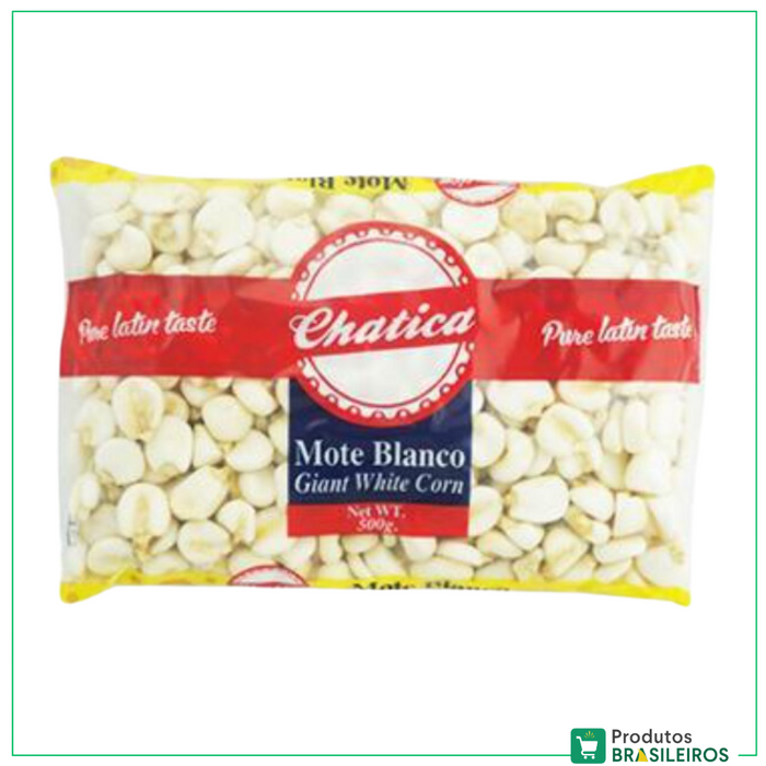 Milho Branco / White Corn CHATICA - 500g - Produtos Brasileiros