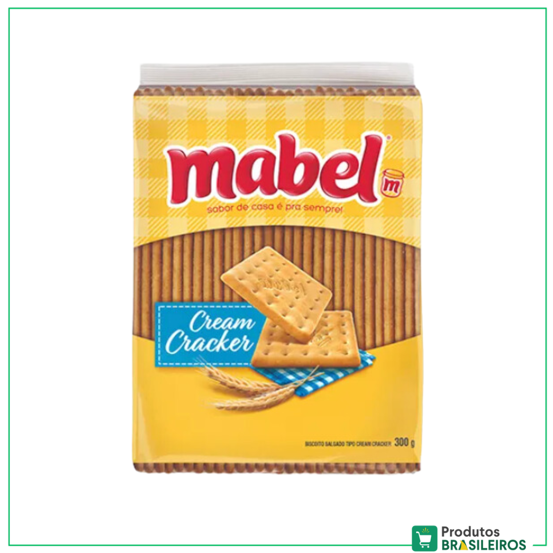 Biscoito Cream Cracker / Cream Cracker Biscuit MABEL - 300g