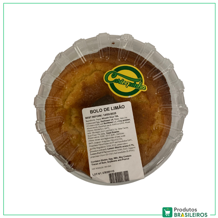 Bolo de Limão / Lemon Cake CARIOQUINHA - 500g - Produtos Brasileiros