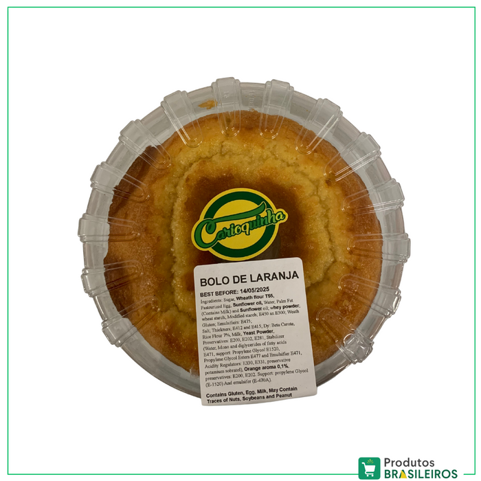 Bolo de Laranja / Orange Cake CARIOQUINHA - 500g - Produtos Brasileiros