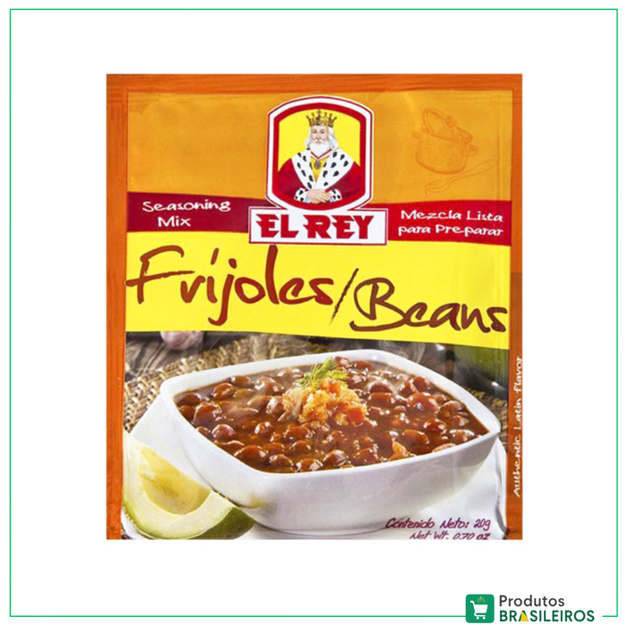 Tempero para Feijão / Beans Seasoning EL REY - 20g - Produtos Brasileiros