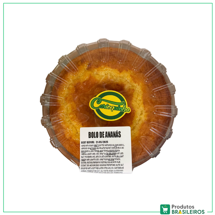 Bolo de Ananás / Pineapple Cake CARIOQUINHA - 500g - Produtos Brasileiros