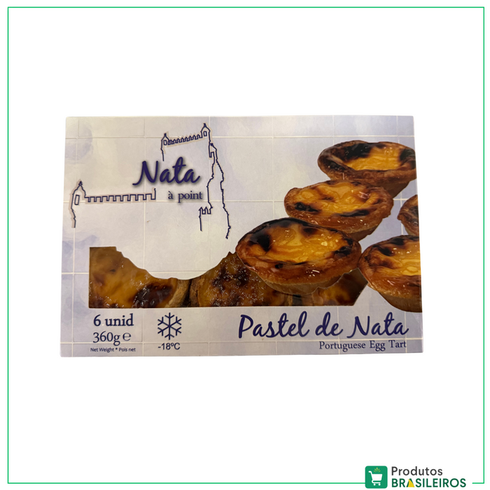 Pastel de Nata / Custard Tarts NATA À POINT - 360g - Produtos Brasileiros