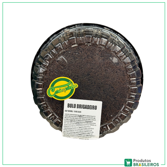 Bolo de Brigadeiro / Chocolate Fudge Cake CARIOQUINHA - 600g - Produtos Brasileiros