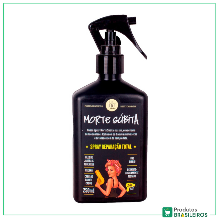 Spray Reparação Total Morte Súbita / Brazilian Hair Repair Spray LOLA - 250ml - Produtos Brasileiros
