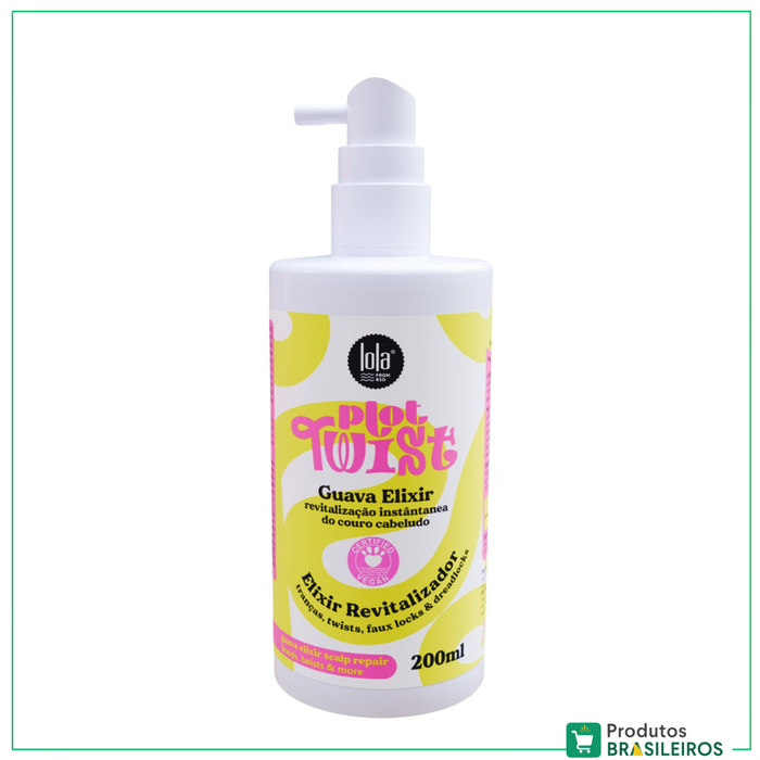 Elixir Revitalizador Plot Twist / Brazilian Hair Elixir LOLA - 200ml - Produtos Brasileiros