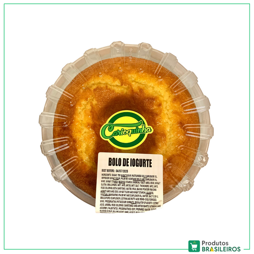 Bolo de Iogurte / Yoghurt Cake CARIOQUINHA - 500g - Produtos Brasileiros