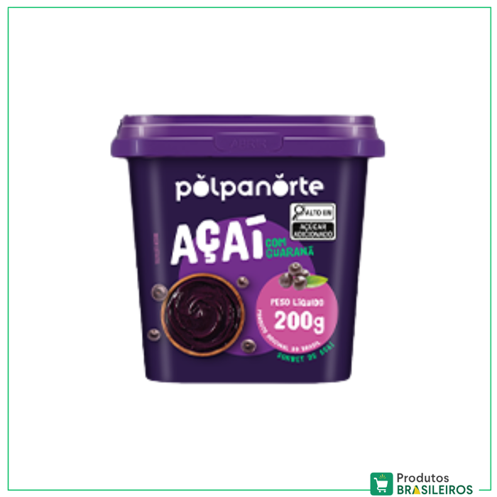 Açai com Guaraná  / Açai with Guaraná POLPA NORTE - 200g