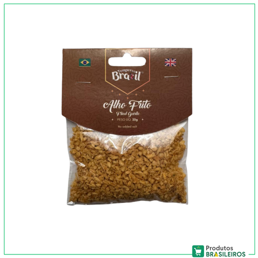 Alho Frito / Fried Garlic TEMPEROS BRAZIL - 25g - Produtos Brasileiros
