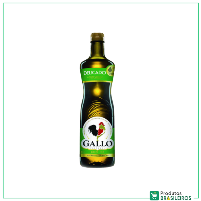Azeite Virgem Delicado / Delicate Virgin Olive Oil GALLO - 750ml - Produtos Brasileiros