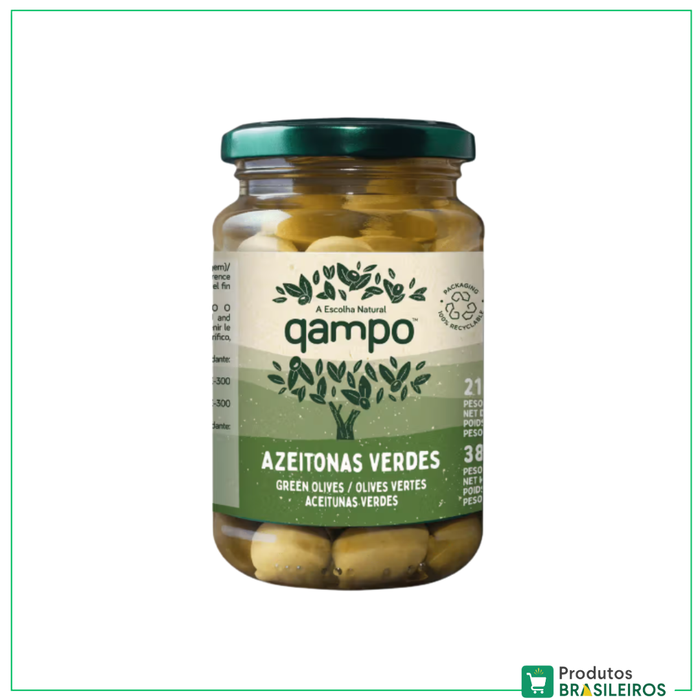 Azeitona Verde em Conserva QAMPO - 870g