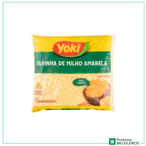 Farinha de Milho Biju / Corn Flour Biju YOKI - 500g - Produtos Brasileiros