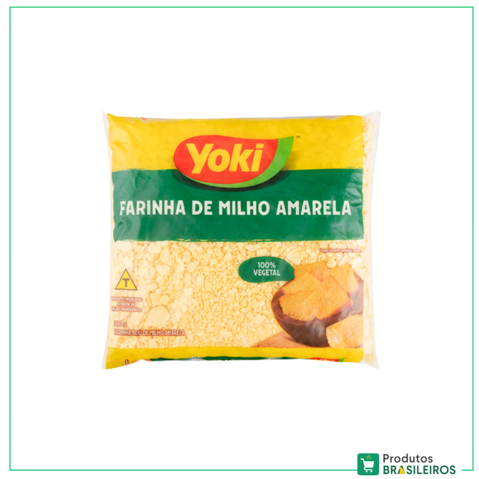 Farinha de Milho Biju / Corn Flour Biju YOKI - 500g - Produtos Brasileiros