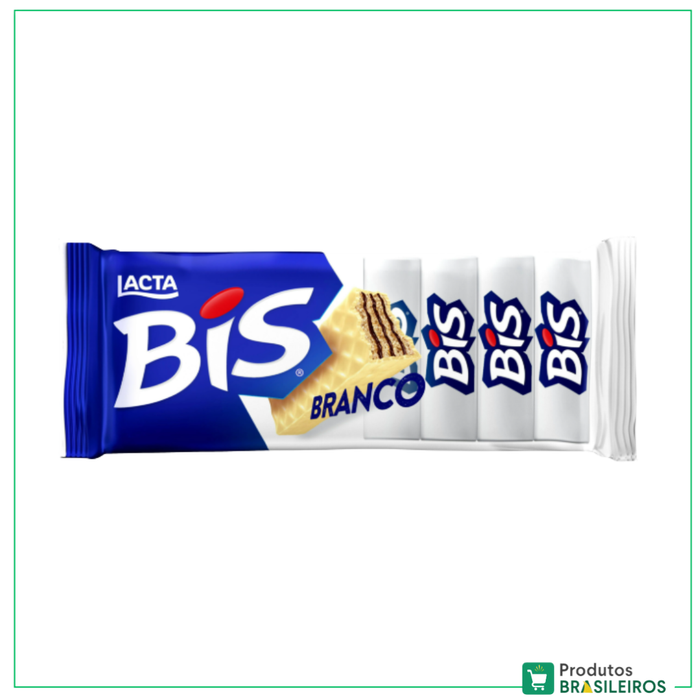 Wafer Chocolate Branco Bis / White Chocolate Wafer Bis LACTA - 100g