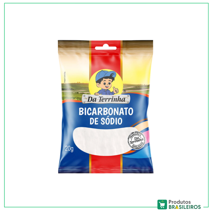 Bicarbonato de Sódio / Bicarbonate of Soda DA TERRINHA - 20g - Produtos Brasileiros