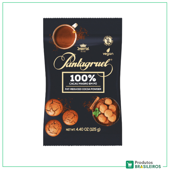 100% Cacau Magro em Pó / Cocoa Powder pantagruel- 125g