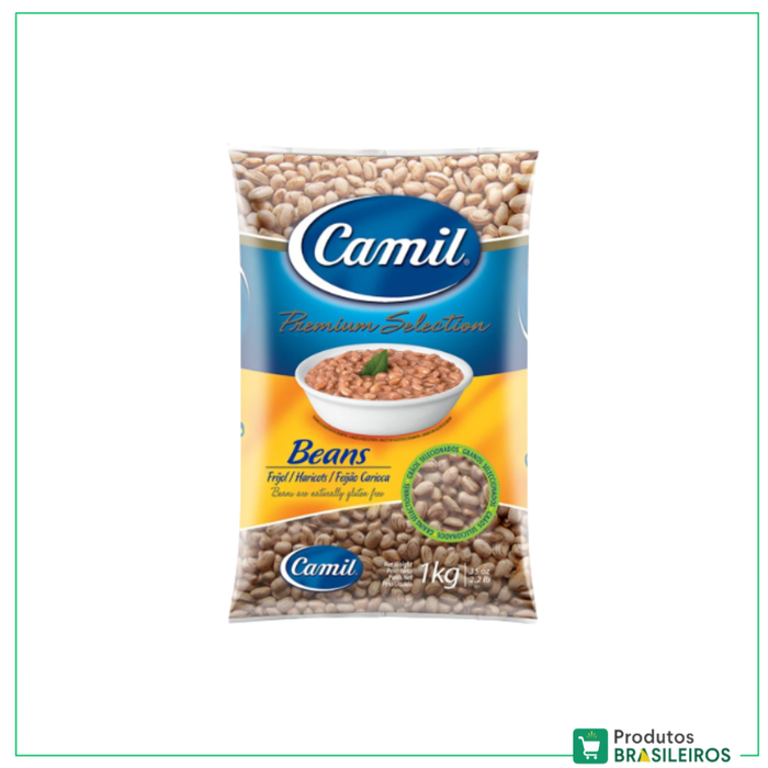 Feijão Carioca / Carioca Beans CAMIL - 1Kg - Produtos Brasileiros
