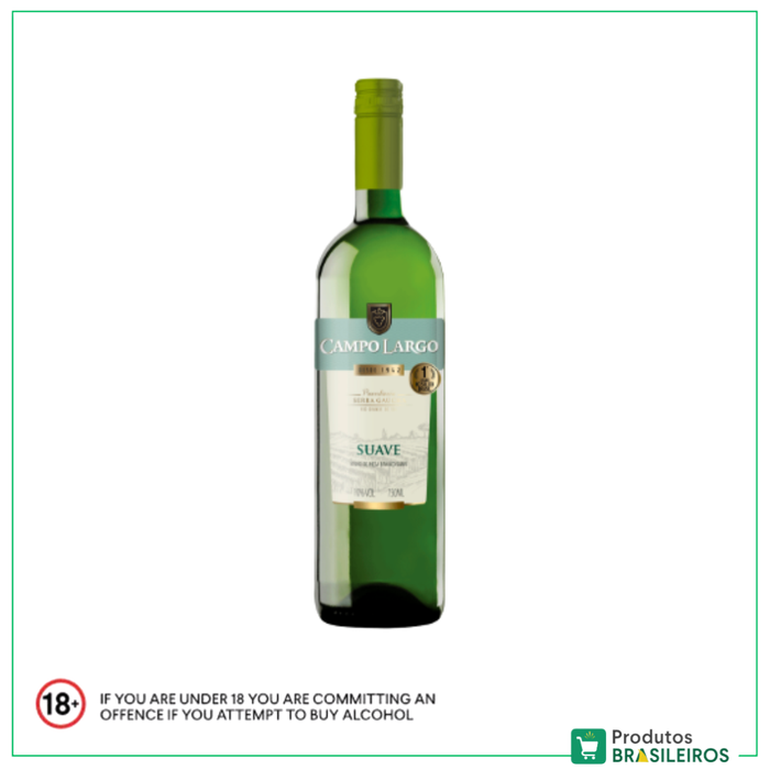 Vinho Branco Suave / White Wine CAMPO LARGO - 750ml